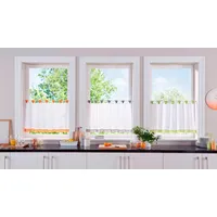 MY HOME "Bitola" Schlaufen 1 Stk. tlg. Fertiggardine, transparent