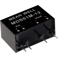 MeanWell MEAN WELL MDS01M-12 DC/DC-Wandlermodul 84mA 1W Anzahl Ausgänge: