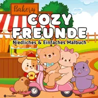 Tredition Cozy Malbuch 1 St. Süße Tiere