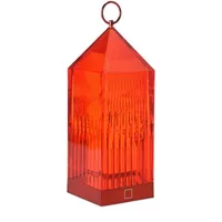 Kartell Lantern LED-Tischleuchte 9,5x31x9,5 cm - Rot