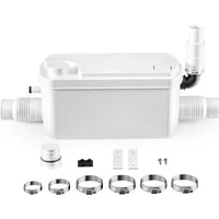 XPOtool Zubehör Sanitärinstallation, Kleinhebeanlage 250 W mit 3 Einlässen,