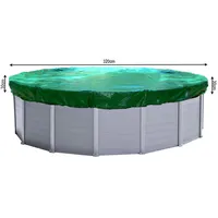 Quick Star Poolabdeckung Rund Planenmaß 380cm für Pools und
