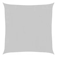 VidaXL Sonnensegel Hellgrau 5x5 m 100% Polyester Oxford