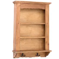 DESIGN DELIGHTS Wandregal, Natur, Holz, 45x68x13 cm, Wohnzimmer, Regale,