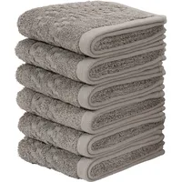 MY HOME Regona Handtuchset 30 x 50 cm grau