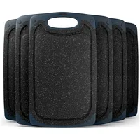 Blumtal Frühstücksbrettchen Kunststoff 25x15 cm im 6er Set -