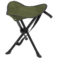 Mojawo 3-Bein Dreibeinhocker Campinghocker Anglerhocker Tragegurt Olivgrün