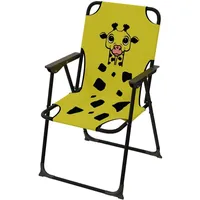 Mojawo Kinder Campingstuhl Klappstuhl Tiermotiv-MKC6000-Giraffe