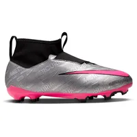 Nike Zoom Mercurial Superfly 9 FG/MG Kinder silber, Gr.