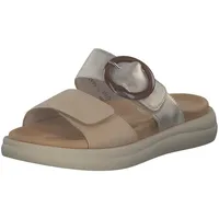 REMONTE Damen D2N51, Frauen Slipper,Sommerschuhe,sommerclogs,Pantoletten,Slip on,Freizeitschuhe,Schlupfschuhe,schluepfschuhe,braun Kombi (20),37 EU