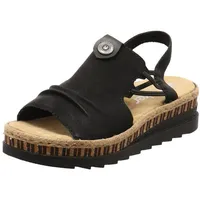 Rieker Sandalette Damen Schwarz 37