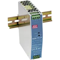 MeanWell Mean Well NDR-75-24 Hutschienen-Netzteil (DIN-Rail) 24 V/DC 3.2