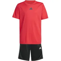 Adidas Train Essentials 3-Streifen T-Shirt + Shorts Set Kinder