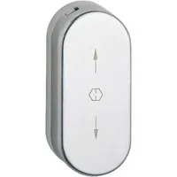 HOPPE FT-Verdeckrosette oval, RH12, U26SV schiebbare Abdeckung naturfarbig eloxiert
