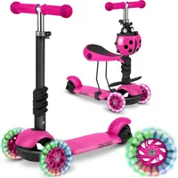 Ricokids Buggy dreirädriger Tretroller - rosa - Rosa
