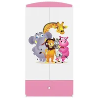 99rooms Dreams Motiv XIII Kleiderschrank Weiß Rosa