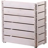 Dobar Hochbeet mit Stecksystem Weiß 37 cm x 79