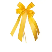 NESTLER Geschenkschleife klein gelb 17x31cm