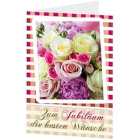 LUMA Jubiläumskarte Rosen DIN B6