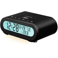 Logilink SC0121 - Radio-Wecker, Anzeige von Temperatur und Luftfeuchtigkeit,