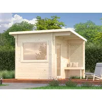 Palmako Saunahaus Sanna 4,1 m2 dunkelgrau/anthrazit lackiert