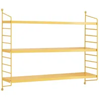 [en.casa] Modulares Wandregal Strängnäs Gelb