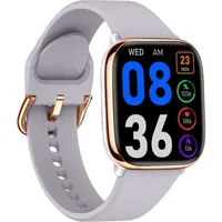 SMARTY 2.0 BT 40 mm Kunststoffgehäuse gold Silikonarmband gold