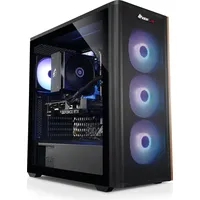 Kiebel Wooden IX (ATX), PC Gehäuse, Schwarz