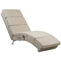 CASARIA Relaxliege London mit Massage Heizfunktion Ergonomisch Gepolstert Wohnzimmer
