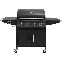 LUND Gasgrill 16 kW 4+1 Brenner Schwarz