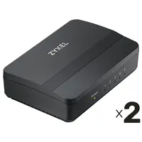 ZyXEL Desktop-Switch GS-105S v2 5Port 2er Pack