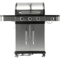 Yato Gasgrill 11,2kW, 3+1 Brenner, Edelstahl 122 x 57