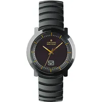 JUNGHANS Herrenuhr Stratos Mega Solar Keramik Schwarz