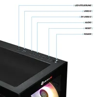 Kiebel Invader XS VIII AMD Ryzen 7 8700G, 32