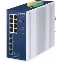 Planet Industrial L2/L4 8-Port Managed Switch IGS-4215-8T4X