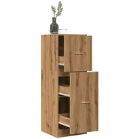 VidaXL Apothekerschrank Artisan-Eiche 40x41x118 cm Holzwerkstoff