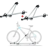 Omac Fahrradträger Dachfahrradträger bis 17kg Aluminium Silber Fahrradhalter