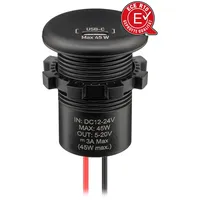 Lenovo RAM MOUNTS Dual USB-Einbaucharger mit offenen Kabelenden