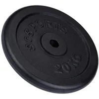 ScSPORTS ScSPORTS® Hantelscheiben - Einzeln/Set, Ø 30/31 mm, Gusseisen,