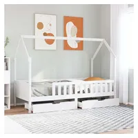 VidaXL Kinderbett mit Schubladen 90x190 cm Massivholz Kiefer