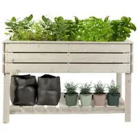 MEGA HOLZ Balkon Hochbeet STELZO L 123x61x75 cm inkl.