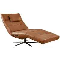 KAWOLA Relaxliege LETICIA Leder 80 x 80 x 131