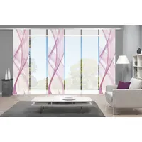 Vision "PACOLIA" Gr. 1, pink, B:60cm H:260cm, Polyester, Gardinen,