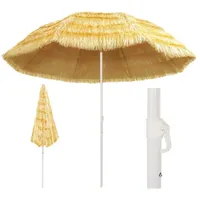 VidaXL Strandschirm Ø 245 cm Braun