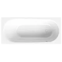Bette BetteComodo Badewanne 1620-038PLUS 170x75x45cm, Überlauf vorne, Fußende rechts,