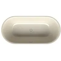 Bette BetteLux Oval Silhouette Badewanne 3467-001CFXXS pergamon, 190x90x45cm, freistehend
