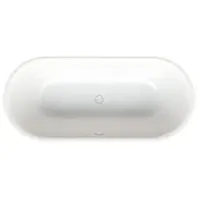 Bette BetteLux Oval Silhouette Badewanne 3466-004CFXXS edelweiß, 180x80x45cm, freistehend