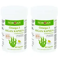 NORSAN Omega-3 Vegan Kapseln 2 x 80 St.