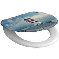 Schütte WC-Sitz Duroplast mit Absenkautomatik Lighthouse