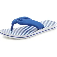 LASCANA Badezehentrenner Damen blau/weiß Gr.42